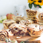 Apfel-Zimtschnecken-Küchlein aus der Muffin Form