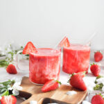 Fruchtig-frischer Erdbeer-Kefir-Mocktail