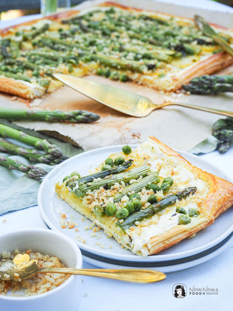 Grne Spargel Tarte