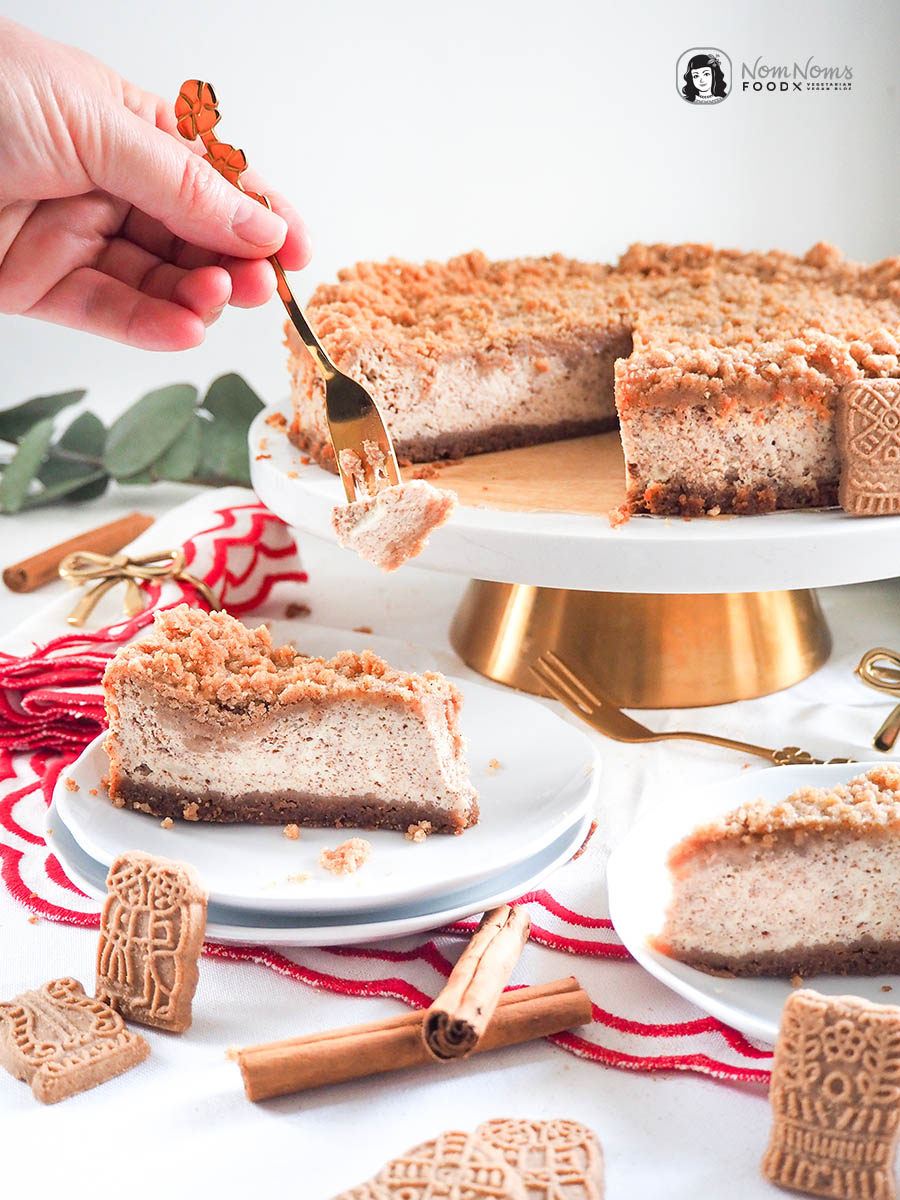 Zimt-Käsekuchen mit knusprigen Zimt-Streuseln
